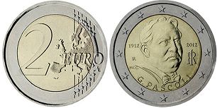 mynt Italien 2 euro 2012