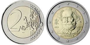 monnaie Italie 2 euro 2013