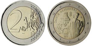 moneta Italy 2 euro 2015