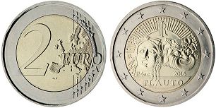 monnaie Italie 2 euro 2016