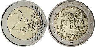 moneta Italy 2 euro 2018