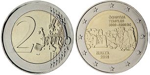 mynt Malta 2 euro 2016