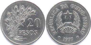 Guinea-Bissau 20 pesos GUINE-BISSAU