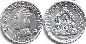 Honduras 50 centavos 1932