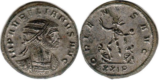 coin Roman Empire Aurelian antoninianus