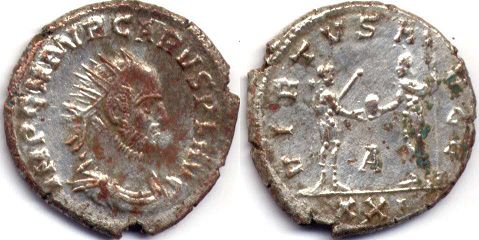 coin Roman Empire Carus antoninianus coin Roman Empire Carus antoninianus
