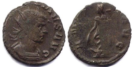 coin Roman Empire Claudius II Gothicus antoninianus coin Roman Empire Claudius II Gothicus antoninianus
