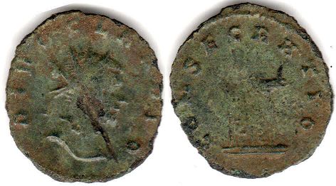 coin Roman Empire Claudius II Gothicus antoninianus coin Roman Empire Claudius II Gothicus antoninianus