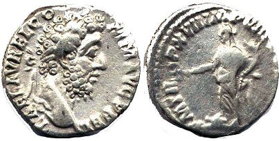 moneda Imperio Romano Commodus denario moneda Imperio Romano Commodus denario
