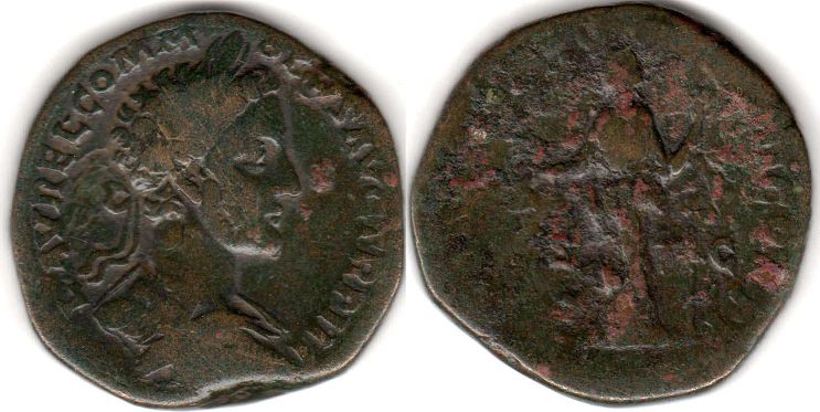 moneda Imperio Romano Commodus Sestercio moneda Imperio Romano Commodus Sestercio