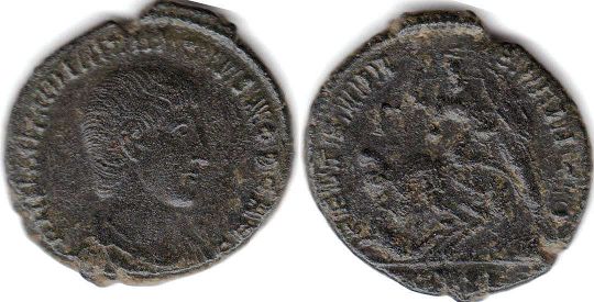 coin Roman Empire Constantius Gallus