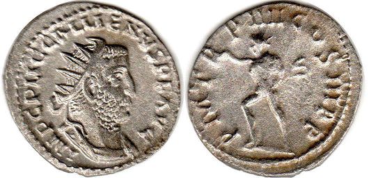 coin Roman Empire Gallienus antoninianus