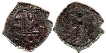 coin Byzantine Heraclius follis coin Byzantine Heraclius follis