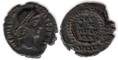 coin Roman Empire Constantius II