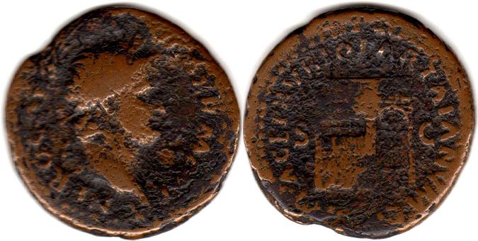 coin Roman Empire Nero as