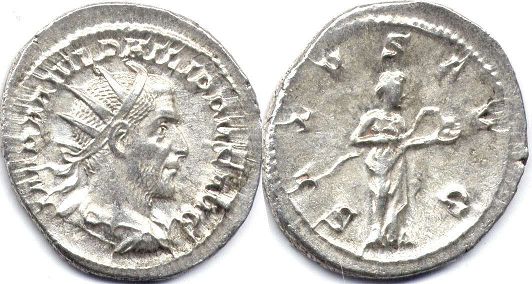 coin Roman Empire Philipp I the Arab antoninianus coin Roman Empire Philipp I the Arab antoninianus