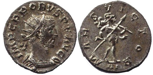 coin Roman Empire Probus antoninianus coin Roman Empire Probus antoninianus