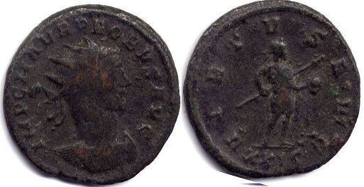coin Roman Empire Probus antoninianus coin Roman Empire Probus antoninianus