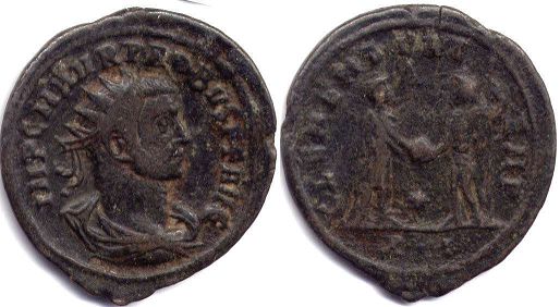 coin Roman Empire Probus antoninianus coin Roman Empire Probus antoninianus