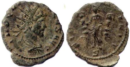 coin Roman Empire Quintillus antoninianus coin Roman Empire Quintillus antoninianus