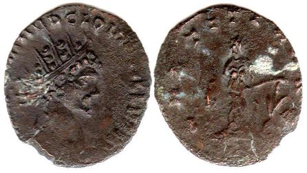 coin Roman Empire Quintillus antoninianus coin Roman Empire Quintillus antoninianus