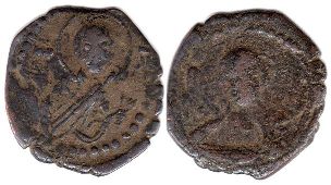 coin ByzantineRomanos IV follis coin ByzantineRomanos IV follis