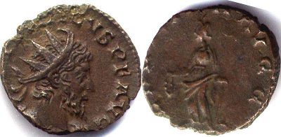 coin Roman Empire Tetricus Iantoninianus