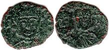 coin Byzantine Theophilos follis coin Byzantine Theophilos follis