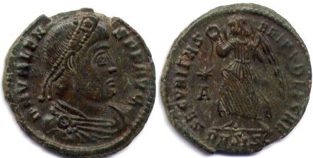 coin Roman Empire Valens