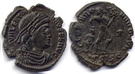 coin Roman Empire Valentinian I