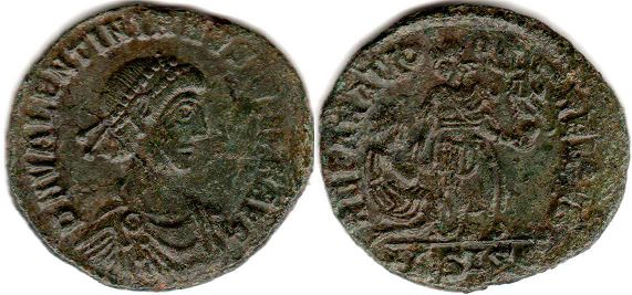 coin Roman Empire Valentinian II