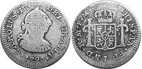 Mexico coin 1/2 real 1790