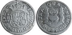 Mexico coin 1 real 1755