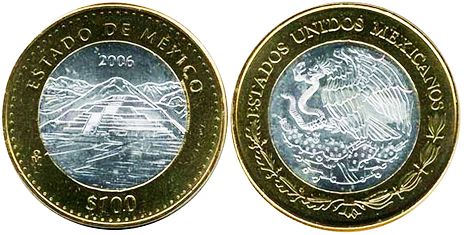 Mexico coin 100 Pesos 2006 Mexico