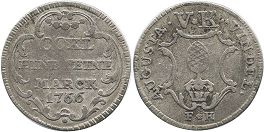 Coin Augsburg 5 kreuzer 1766