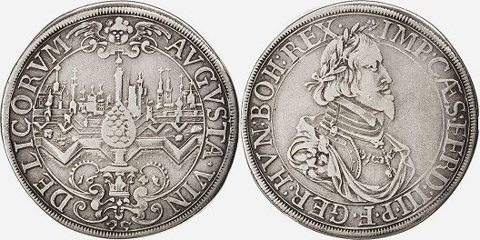 Coin Augsburg Thaler 1641