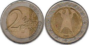 Bundesrepublik Deutschland Münze 2 euro 2002