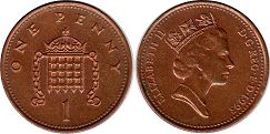 Großbritannien muenze 1 Penny 1993