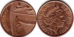 Großbritannien muenze 1 Penny 2011