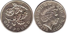 Großbritannien muenze 1 Pfund 2013 Rose