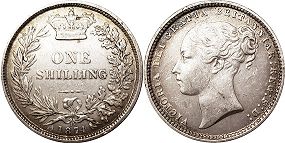 UK 1 Schilling 1874