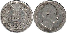 UK 6 Pence 1836