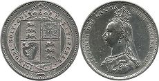 UK 6 Pence 1887