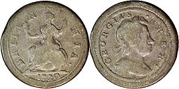 GB Farthing (1/4 Penny) 1720