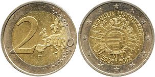 Austrijska kovanica 2 euro 2012