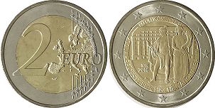 Austrijska kovanica 2 euro 2016