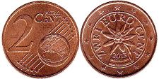 Österreich Münze 2 Euro cent 2013