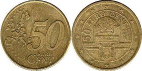 Österreich Münze 50 euro cent 2003