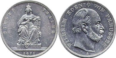 Preussen 1 Thaler 1871