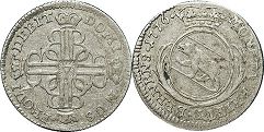 Münze Bern 10 kreuzer 1776